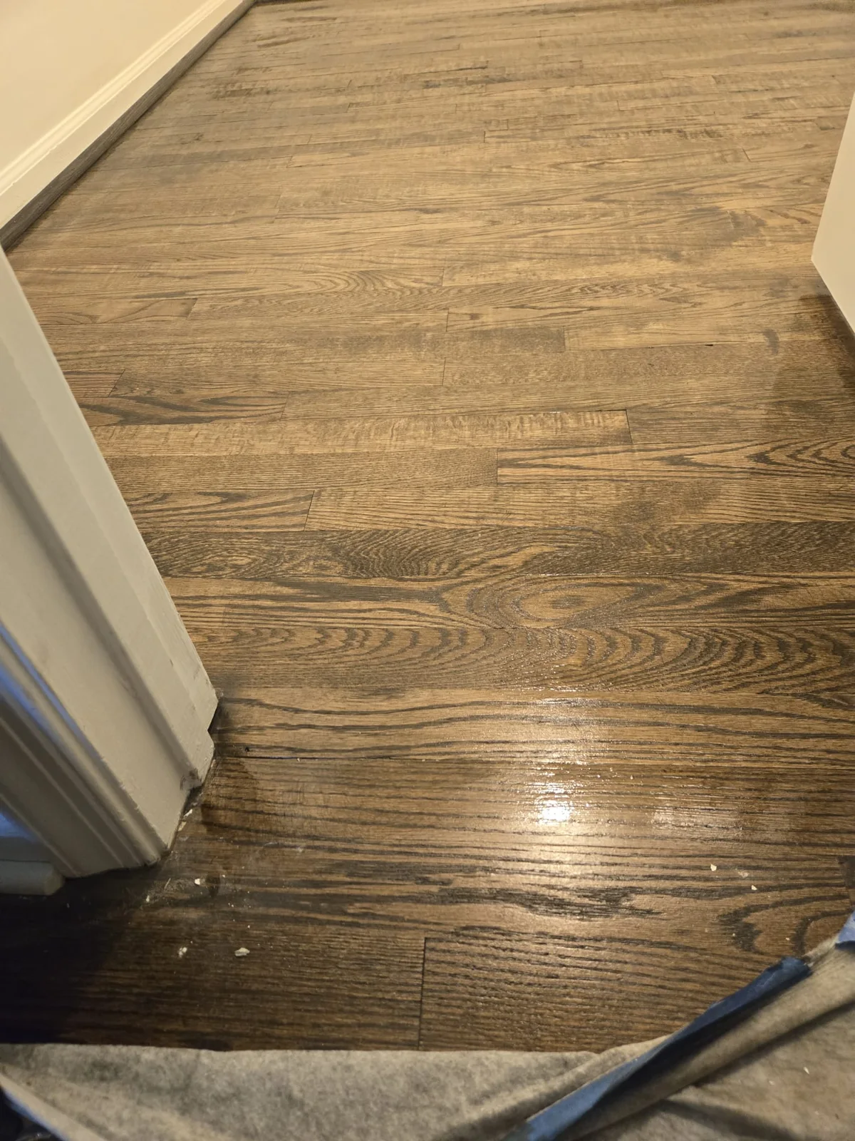 Closet renovation and hardwood floor