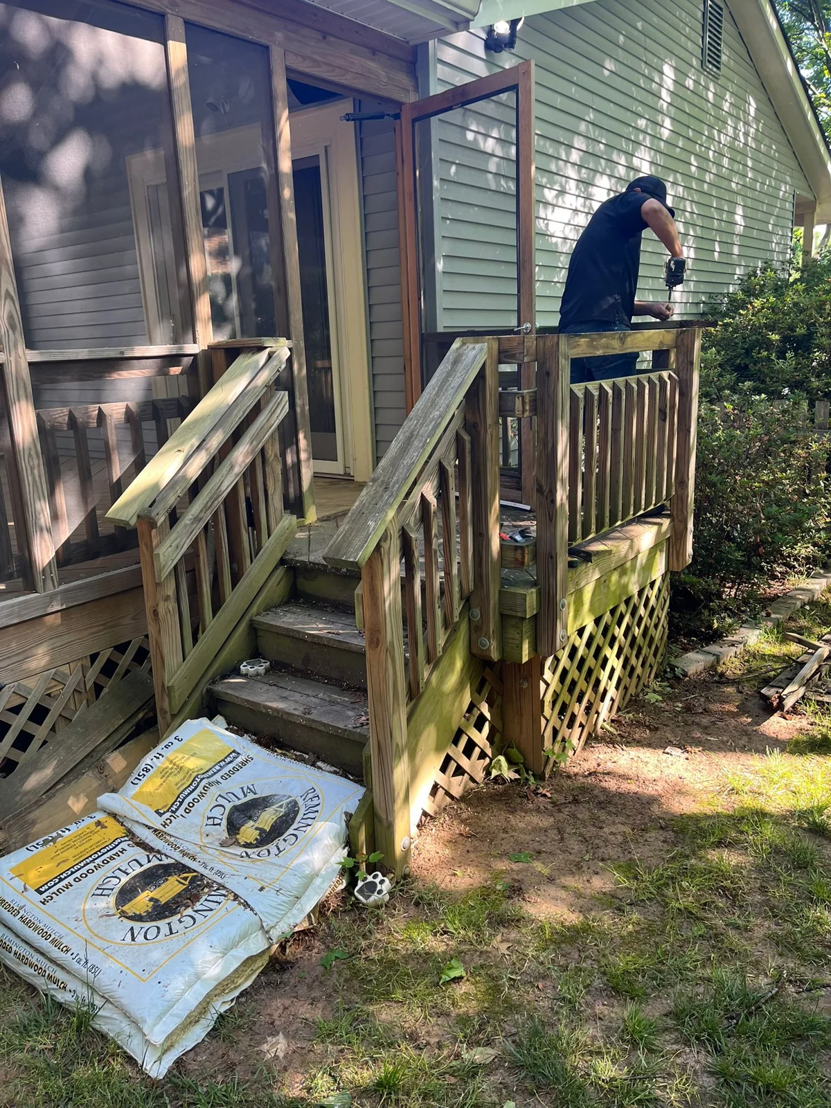 Deck built project by Master Handyman