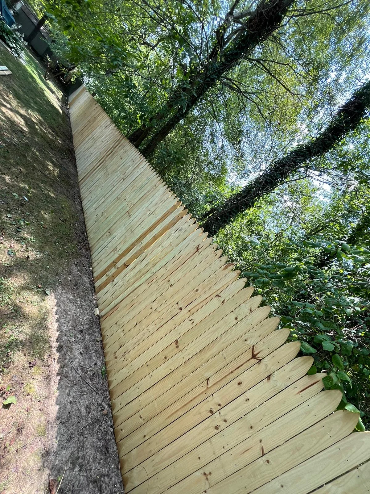 Fence installation