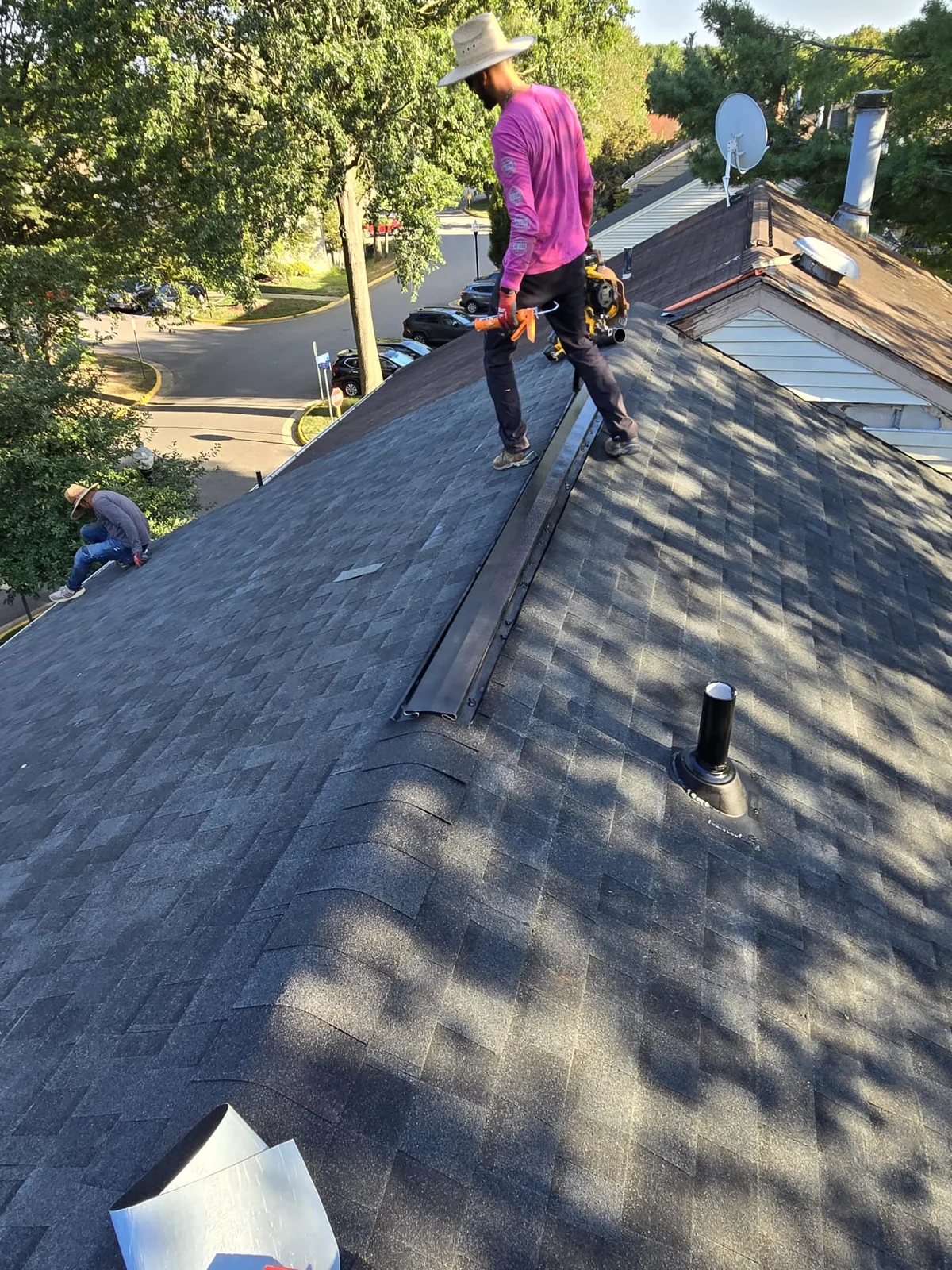 Roof replacement project by Master Handyman
