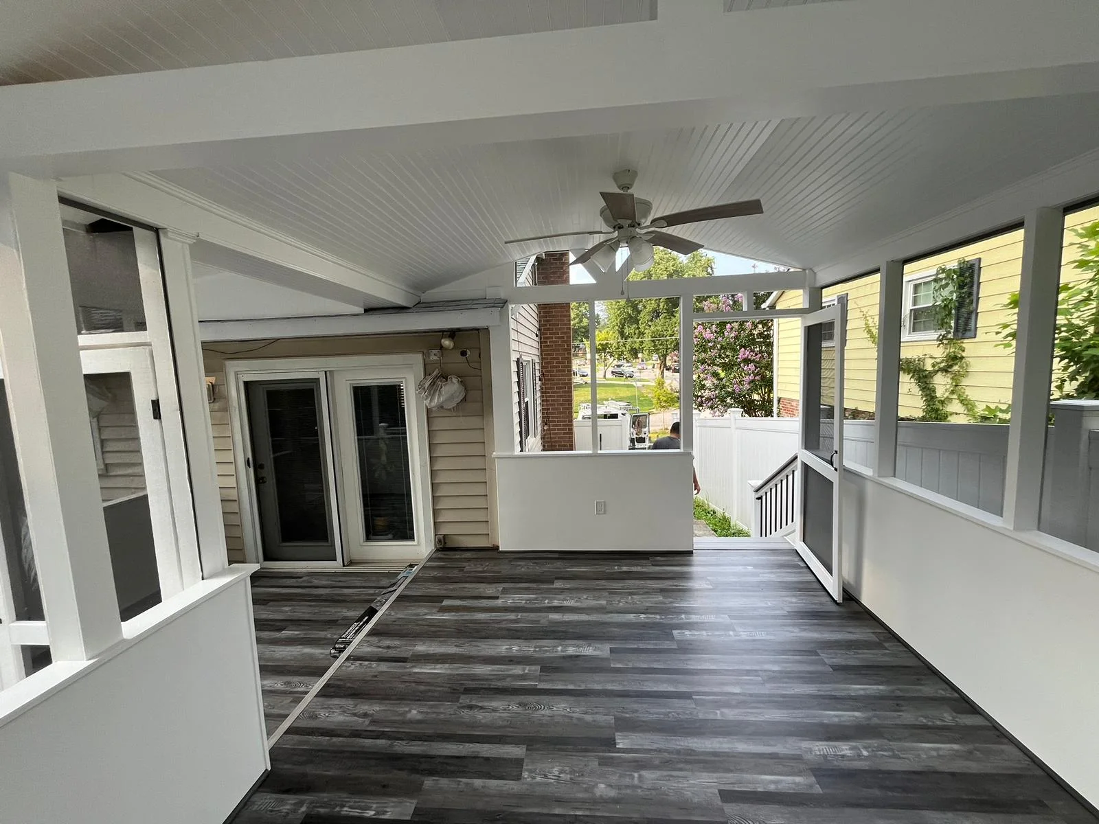 Screen porch project by Master Handyman